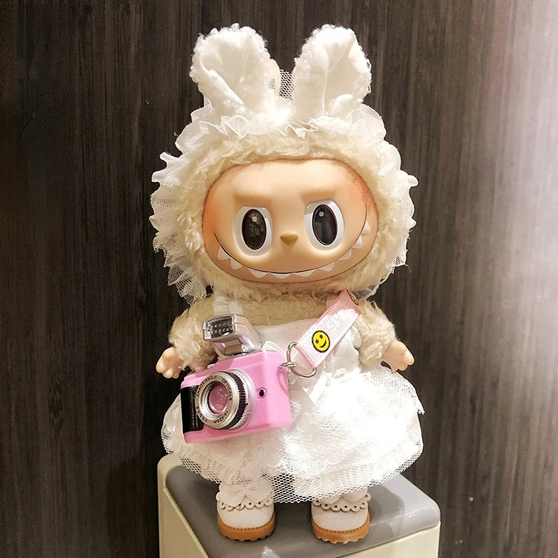 17cm Fashion Mini Labubu Clothes